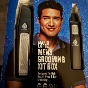 Pursonic Grooming Kit for Men - Black and Silver
